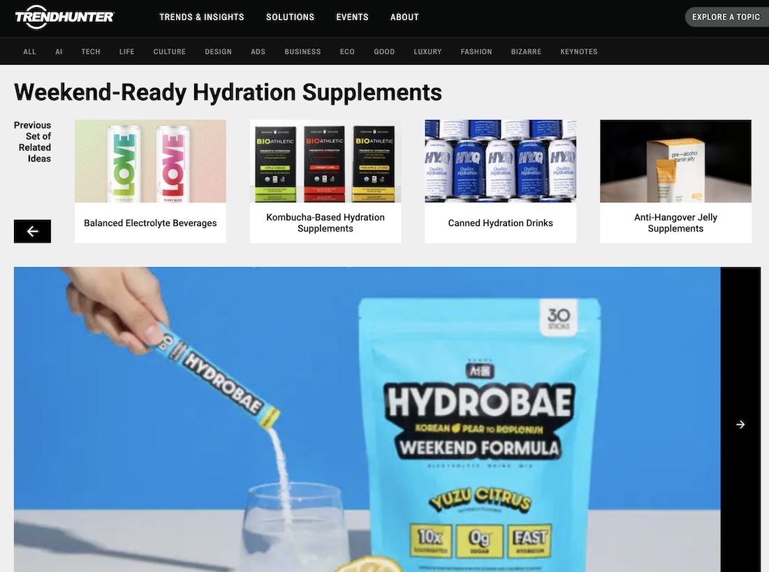 TrendHunter Brand Feature